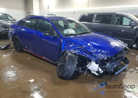 2025 Hyundai Elantra N z USA, uszkodzony, nr VIN KMHLW4DK7SU035513